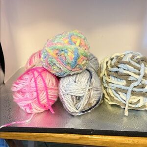 Multicolor Yarn Set for Crafting